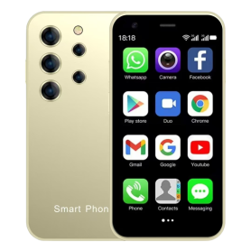 Mini Smartphone S25 - Compact 3G, 2 Go RAM, 16 Go Stockage, Écran 3.0" - Or Neuf | Achat en Ligne