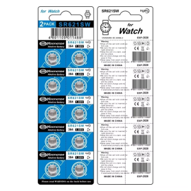 Achetez Piles Bouton SR621SW 1.55V x10 Koonenda - Longue Durée & Haute Qualité